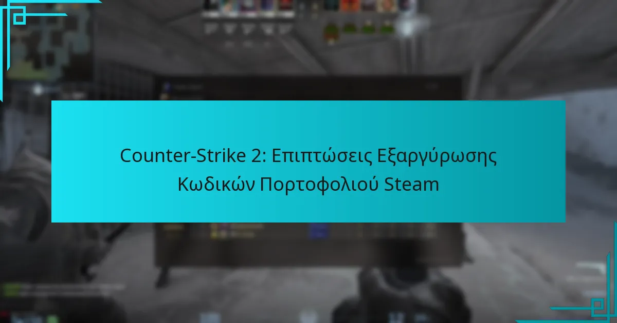 Counter-Strike 2: Επιπτώσεις Εξαργύρωσης Κωδικών Πορτοφολιού Steam